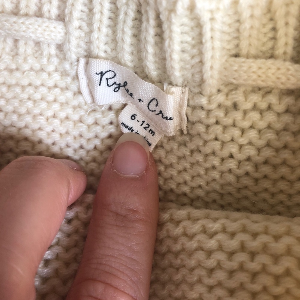 Rylee + Cru Knit Baby Bloomers CREAM ONLY - Picture 8 of 8